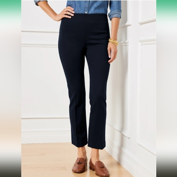 TALBOTS, MONTAUK PANT, NAVY BLUE, SIZE 8 - Picture 2 of 15